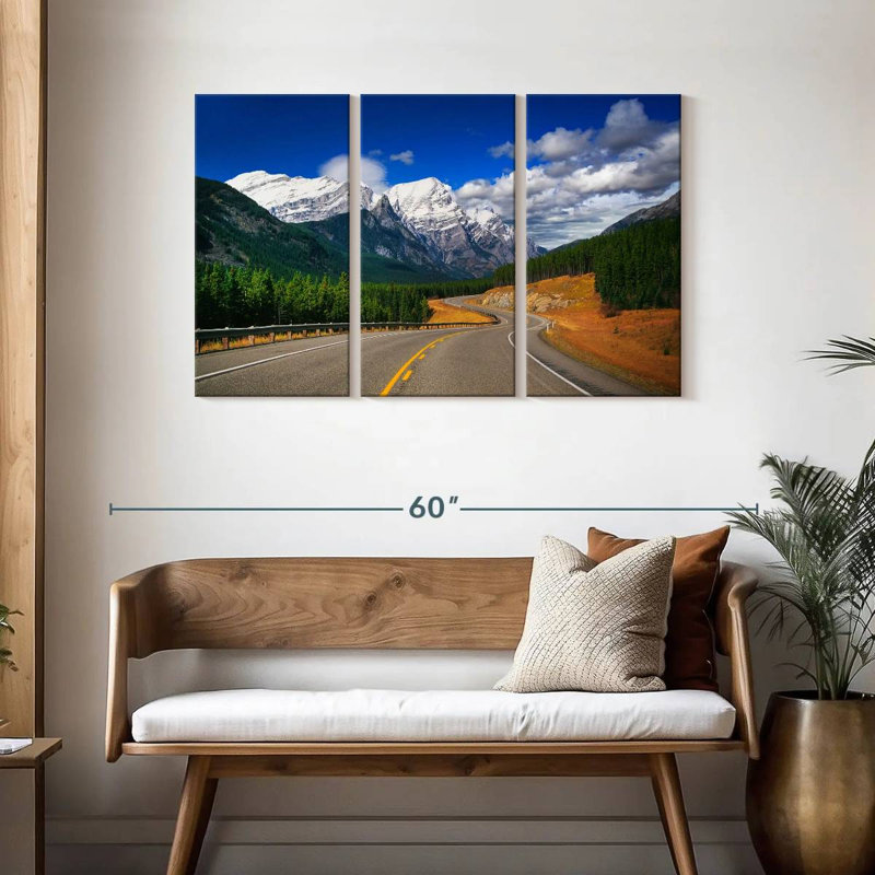Mehar Canadian Rockies Highway, 28" H x 45" W