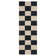 Modern Easy Jute Rug Washable Rug with Non Slip TPR Backing, Neutral Checkered Carpet, Durable UV Resistant Printed Mats, Non Shedding Low Pile Foldable Floor Covering for Living Room
