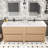 Beyerville 70.9'' Double Bathroom Vanity with Acrylic Top-720467891