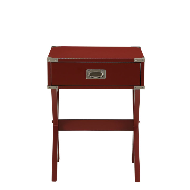 Table d'appoint Babs, Rouge