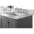 Audrey 72'' Double Bathroom Vanity with Carrara Marble Top-1185082343