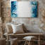 Reproduction d'art abstrait sur toile, "Vagues translucides"-2111615381