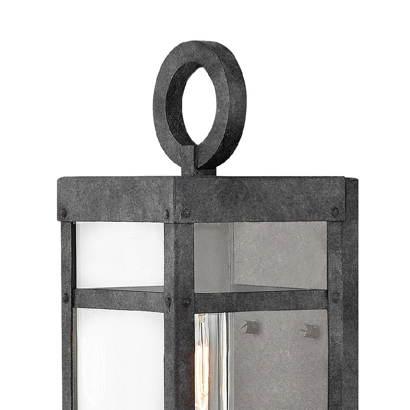 Porter Extra Small Wall Mount Lantern By Lisa McDennon, Aged Zinc