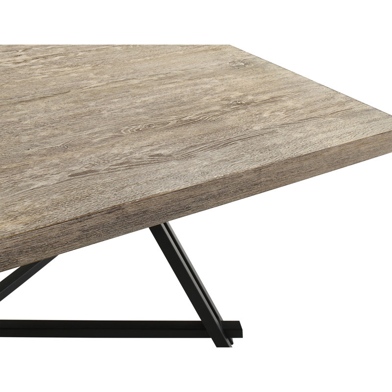 Rockport 84" Rectangular White Oak Dining Table 