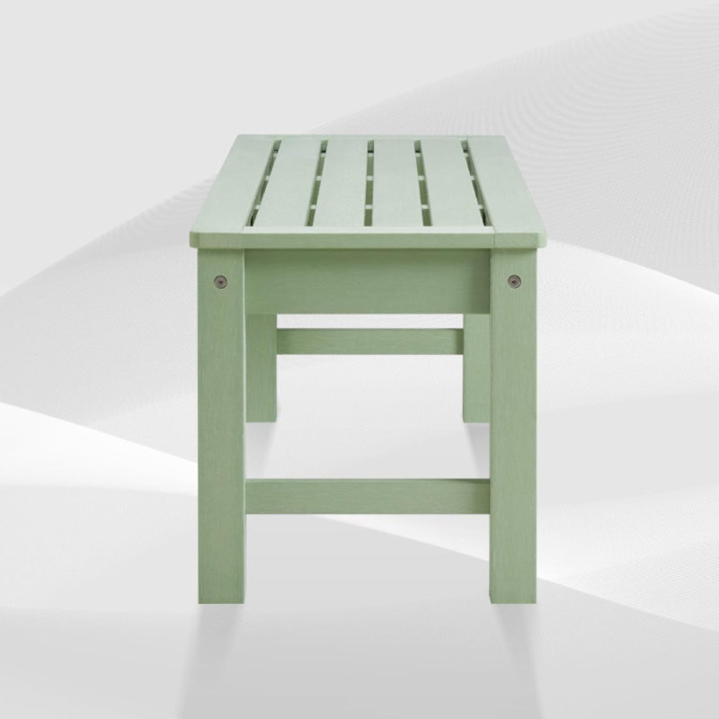 POLYSTYRENE WEATHERPROOF OUTDOOR BACKLESS BENCH