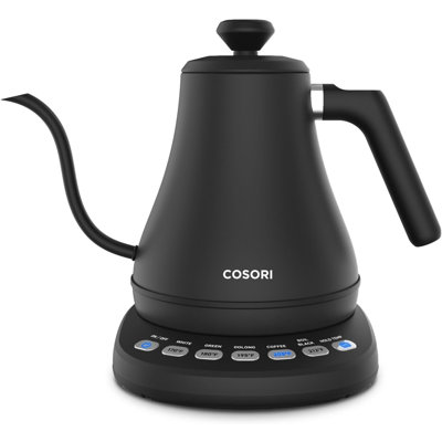 Electric Gooseneck Kettle with 5 Temperature Control Presets, Pour Over Kettle for Coffee & Tea