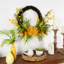 Couronne de brindilles artificielles Pivoine 22 po