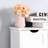 White Bathroom Storage Cabinet - Adjustable Shelf And Routed Handle Drawers For Organizing With 4 Modern Design Office, Study
