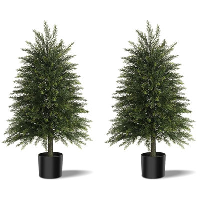Artificial Cedar Fluffy Leaf Set