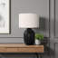 Lampe de table en céramique avec abat-jour ivoire / crème Seda, H 25,48 po x l 15,75 po x P 15,79 po