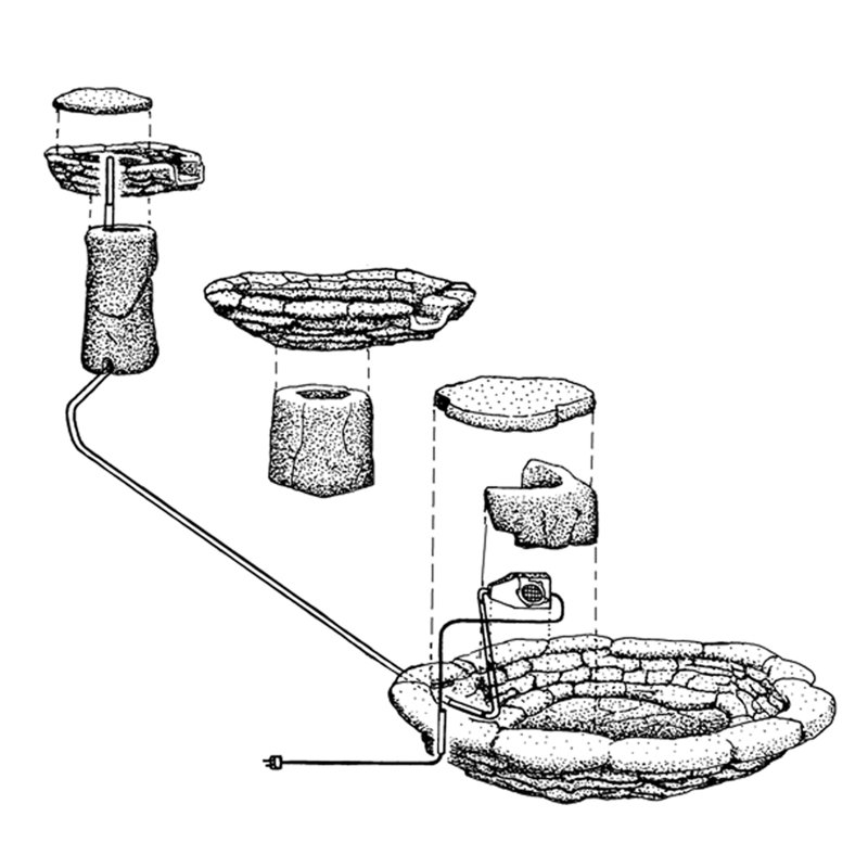 Stone Fountain, Forest Brown