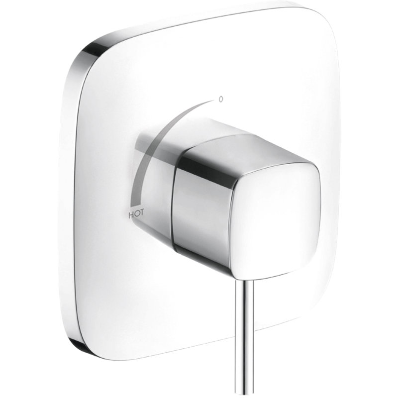 Garniture de robinet à pression équilibrée avec poignée levier PuraVida, Chrome