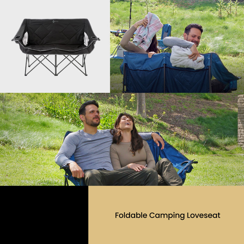 Folding Camping Chair, Black