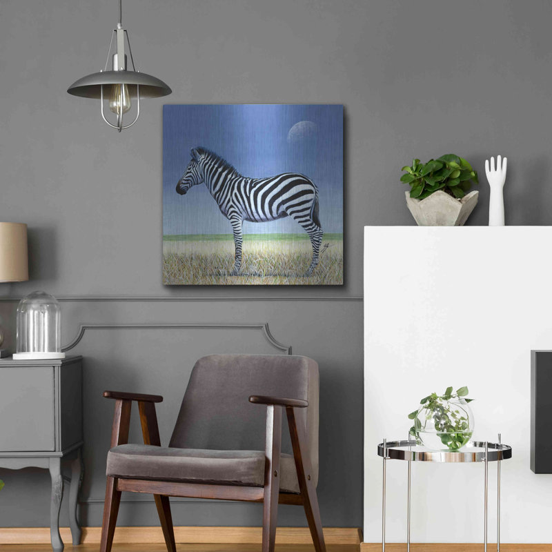 «Morning Moon» par Durwood Coffey, H 24 po x l 24 po
