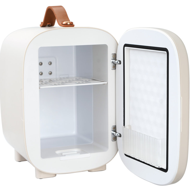 VEVOR Portable Countertop Mini Fridge with Freezer, White