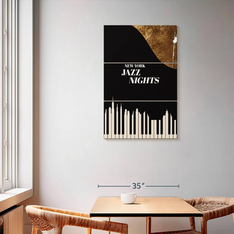 Abarca Jazz Nights, 57" H x 36" W