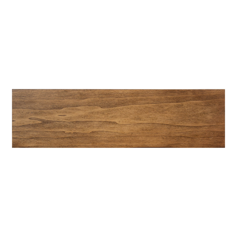 Robin Rectangle Solid Wood Floating Shelf, 8" H x 30" W x 8" D, Rustic Brown