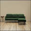 Canapé confortable en tissu de polyester avec repose-pieds pour divers espaces-816013154