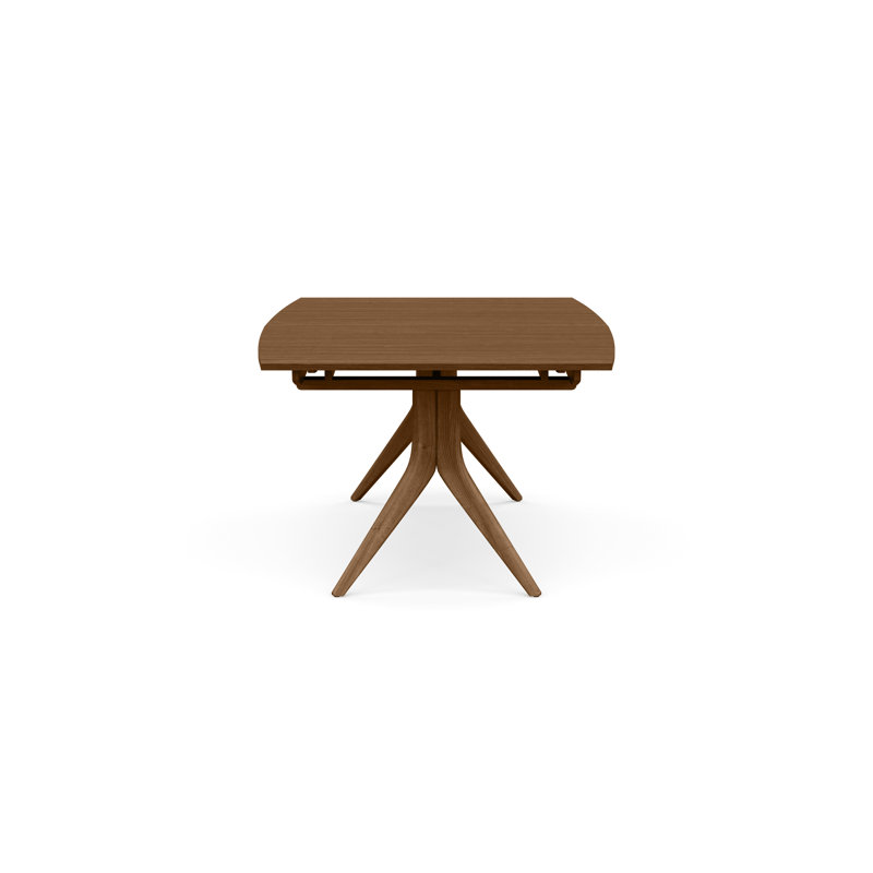 Catalina Trestle Extensions Table, 30" H x 66" L x 46" W, Walnut