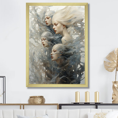 «Woman Mermaids Expression» sur toile