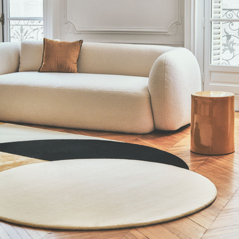 Bijoux Hand Tufted Area Rug, Novelty 5'5" x 9'1"