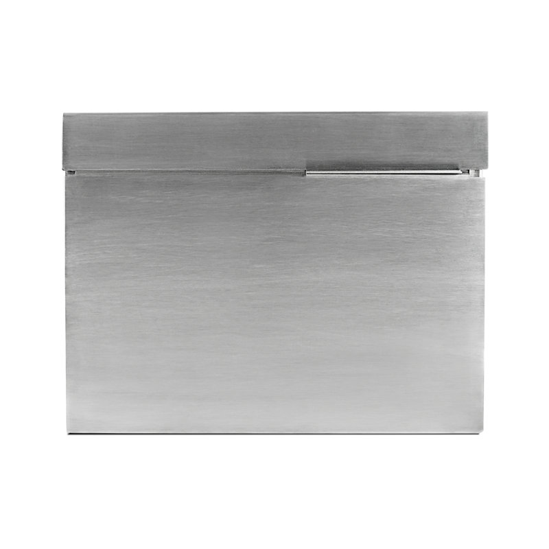 Boîte aux lettres murale, Argent, H 11 po x l 14,6 po x P 4,50 po