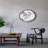 Mirror With Industrial Design Round Mirror With Metal Frame