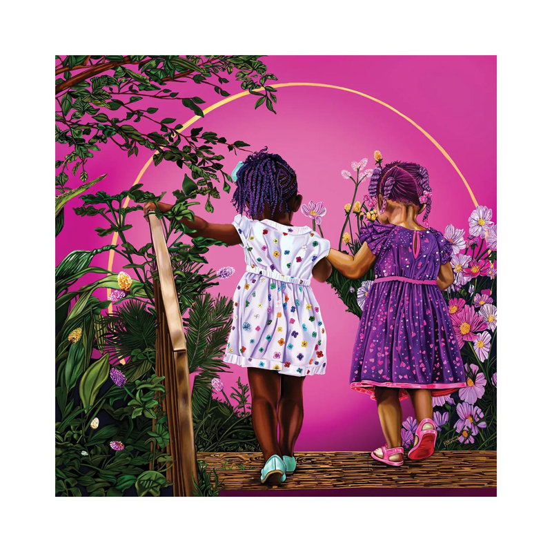 Journey with My Sister 1 Piece Wrapped Canvas Wall Art, 66.04 cm H x 66.04 cm W x 1.91 cm D