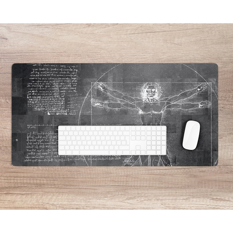 Polyvinyl Chloride (PVC) Desk Pad, 0.1cm H x 120cm W x 60cm D