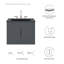 Armoire de meuble-lavabo 24 po (lavabo non inclus)-852235697