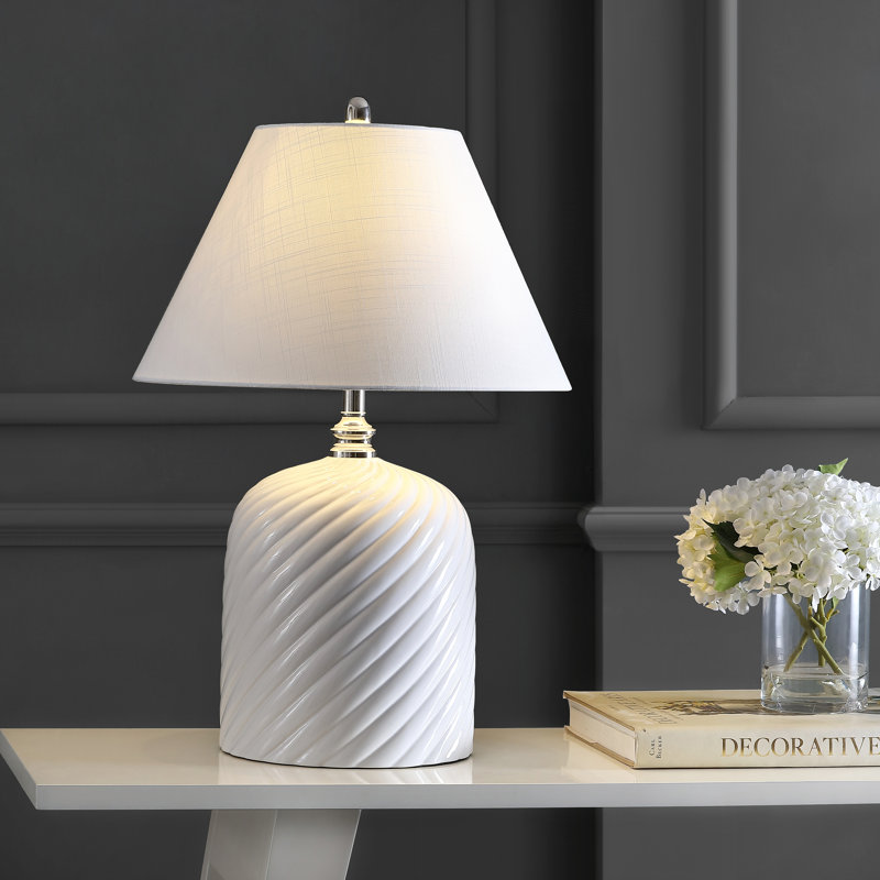 Lampe de table blanche 28,5 po briarden