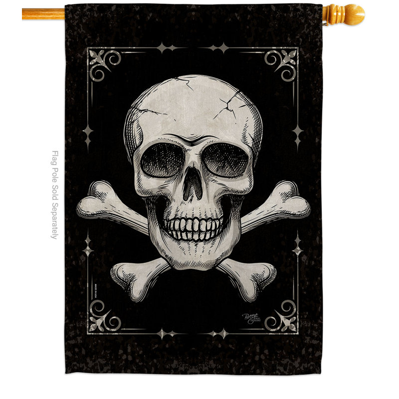 Drapeau de maison à 2 côtés en polyester / mélange de polyester 40 x 28 po