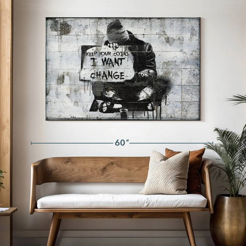 Kiahanna I Want Change, 34" H x 51" W