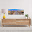 Pathway and sea oats on beach at Santa Rosa Island near Pensacola Florida 1 Piece Wrapped Canvas Panoramic Wall Art-1991347880