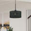 Luminaire suspendu noir 1 lumière Adabella