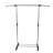 Ibanez Metal Adjustable Rolling Clothing Rack-2027532691