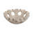 Decorative Bowl Polyresin Sculpted Petal Accents Openwork Carved Design Floral Motif Curved Rim Artistic Detailing Lightweight Durable Textured Surface Contemporary Decorative Home Accent Bowl-680735348-680735349