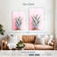 Ananas sur fond rose-746604582