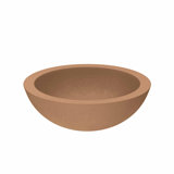 Morro Concrete Handmade Circular Vessel Bathroom Sink