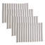Classic Striped Pure Linen Placemat (Set of 4)
