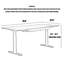 Bureau rectangulaire en bois massif électrique à hauteur réglable-1900820258