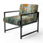 Chaise d'appoint décorative Green Trees Canopy Patchwork I-1849736012