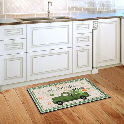 St. Pat's Pickup Holiday Doormat