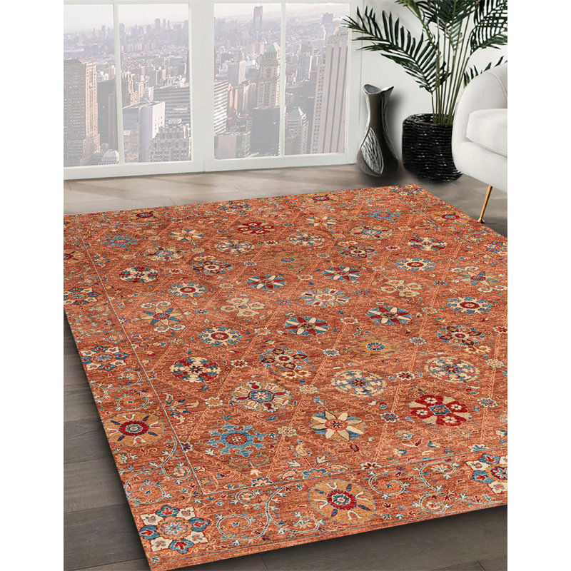 Tapis abstrait 4153, Carré 4 pi