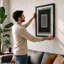 Greek Key Pattern Geometric - Framed Print-76544061-76544000