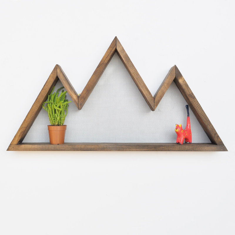 1 Piece Solid Wood Floating Shelf
