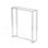 Ava 30'' W Glass Console Table
