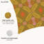 Housse de coussin floral en polyester