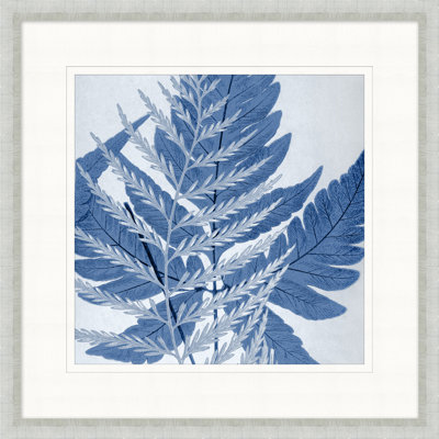 Feuillage Indigo stratifié, ensemble de 4 reproductions d’art sur papier