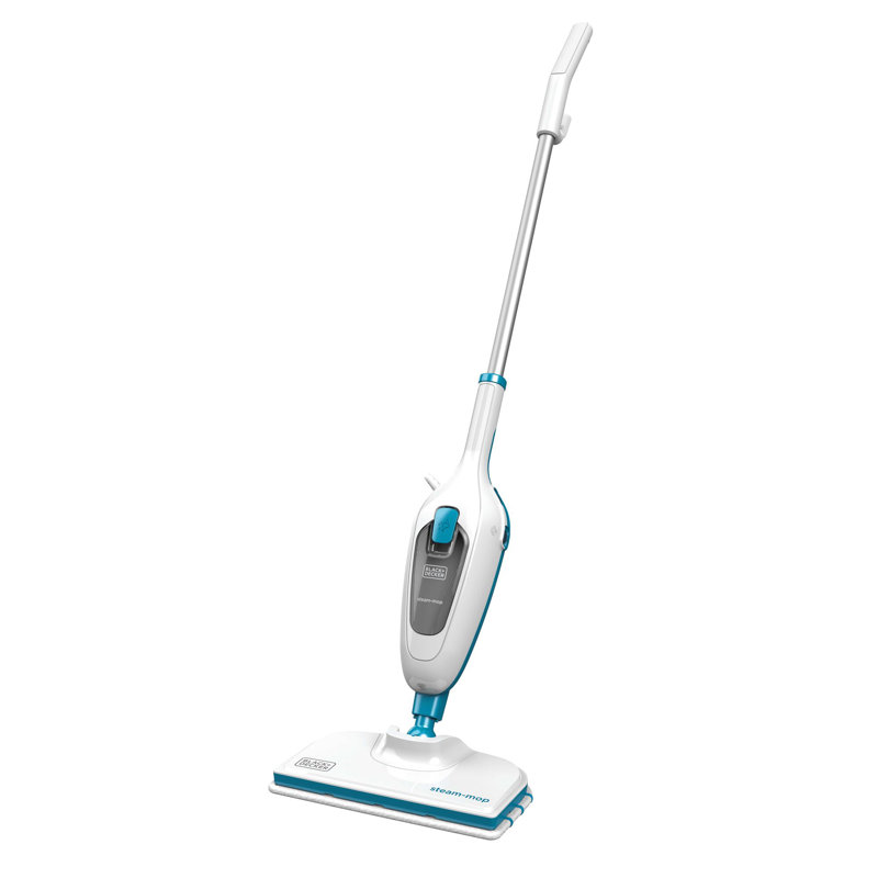 Vadrouille à vapeur pour plancher dur NOIR + DECKER, blanc